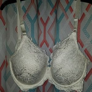 White lace bra